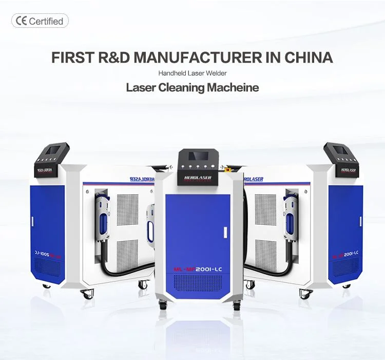 Portable Rust Remover Fiber Laser Cleaning Machine 300W 500W 1000W 1500W 2000W 3000W Removal Cleaner