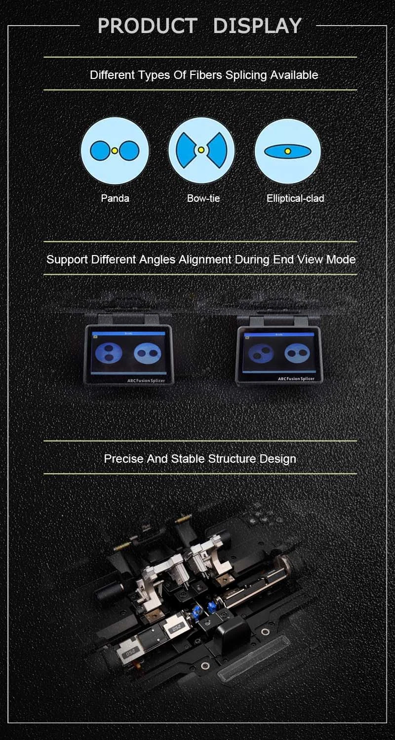 Specialty Fiber Fusion Splicer Pmf Fiber Splicer Arc Fusion Splicing Machine for Photonics
