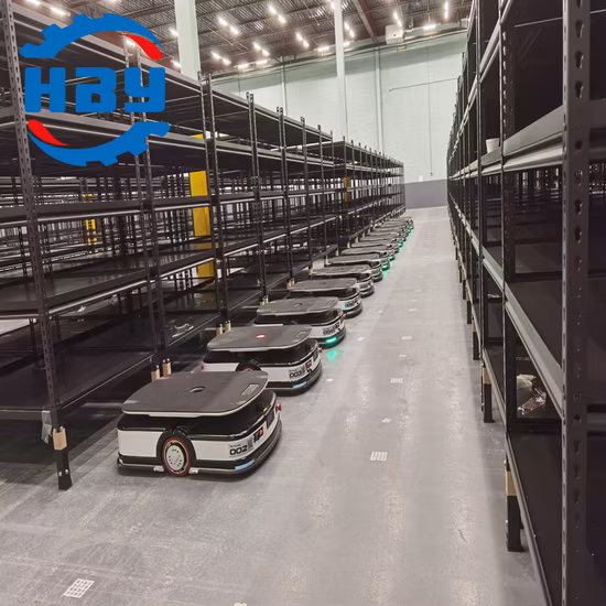 狭い通路用のサイドムーブレーザーガイドヘビーデューティフォークリフトAGV